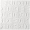 CosmoLiving by Cosmopolitan White Wood Intricately Carved Geometric Wall Decor 40" x 2" x 40"